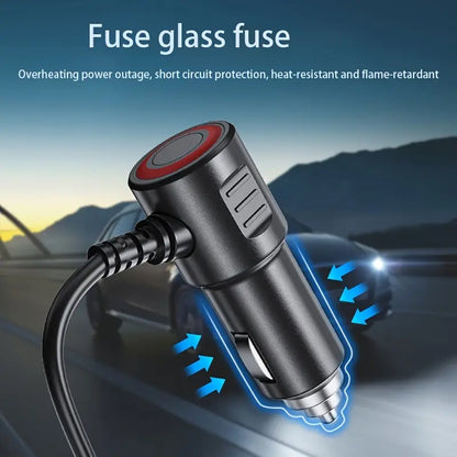 200 Watt Multi-function Car Converter Mobile Phone Socket Fast Charger