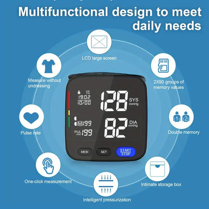 Wrest blood pressure monitor