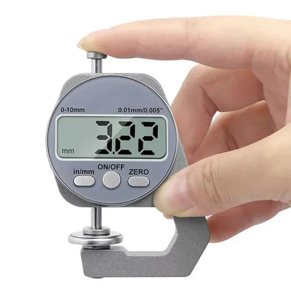 Electronic Digital Thickness Gauge Meter Micrometer Measure Tool